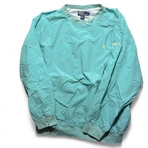 Polo by Ralph Lauren Men's Aqua Crewneck Sweater